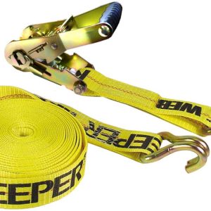 Keeper 27 Ft. x 2 In. Ratchet Tie Down with J Hooks