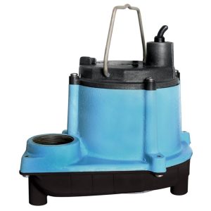 Little Giant Pump 6-CIA 1/3 HP 45 GPM – Automatic Submersible Sump Pump 25ft Power Cord