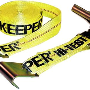 Keeper 27 Ft. x 2 In. Ratchet Tie Down with Flat Hooks