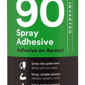 3M Hi-Strength Spray Adhesive 90 Inverted Clear 24 fl oz Can