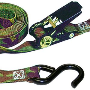 Keeper 8 Ft. Camouflage Ratchet Tie-Down 4 pack