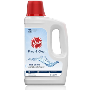 Hoover Residential Vacuum Free & Clean Hypoallergenic Carpet Cleaner Solution 50oz