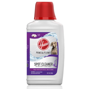 Hoover Residential Vacuum Paws & Claws Spot Cleaner Solution Pet Odor Remover Premixed 32oz