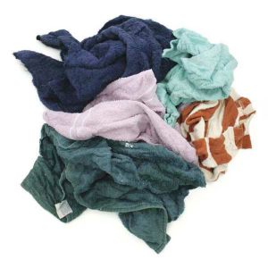 Reclaimed Textiles 20 lb. Poly Bag of Color Terry Rags