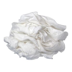 Buffalo Industries New Bleached Knits Cloth Rag 10 Lb Box