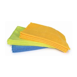 Buffalo Industries 12 x 16 Microfiber Cleaning Cloth 12pk Bag
