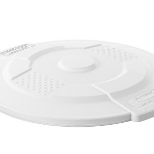 Suncast Plastic Utility Trash Lid – 32 Gallon White