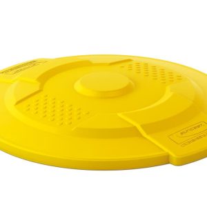 Suncast Plastic Utility Trash Lid – 20 Gallon Yellow