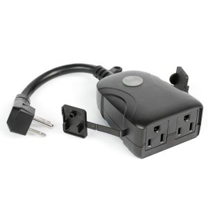 Feit Electric 120V 15A Smart WiFi Enabled Dual Outlet Wall Plug