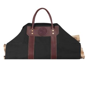 Duluth Pack Black Canvas Log Carrier