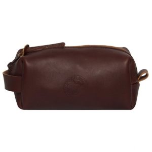 Duluth Pack 2 Liter Capacity Brown Medium Leather Travel Kit Bag