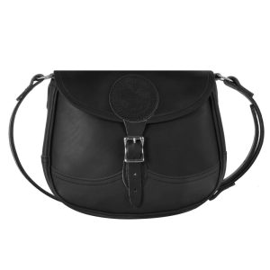 Duluth Pack 3 Liter Capacity Black Leather Conceal & Carry Shell Purse