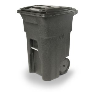 Toter 64 Gallon Trash Can with Smooth Wheels and Lid