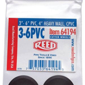 Reed Mfg Cutter Wheel 2pk 3-6PVC