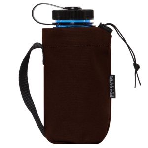 Duluth Pack Brown Canvas Water Bottle Pouch