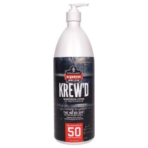Ergodyne SPF 50 Sunscreen Lotion Single 32oz Bottle