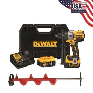 Eskimo 6 Ice Auger with DEWALT 20v MAX Drill Kit