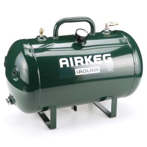 Rolair 10 Gallon 225 PSI Portable Reserve Air Tank with Four 1/4 Couplers
