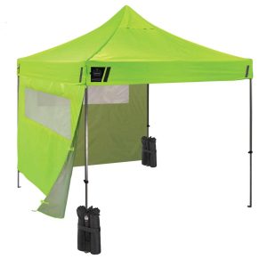 Ergodyne Shax 6052 Single Lime Heavy Duty Tent Kit Mesh Windows 10′ x 10′