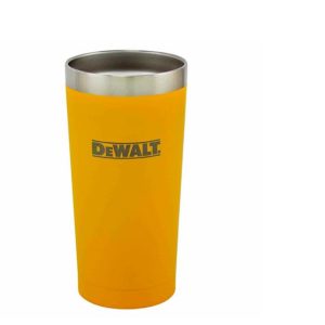 DEWALT 20 Oz. Yellow Powder Coated Tumbler