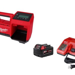 Milwaukee M18 Inflator with XC 5Ah Starter Kit Bundle