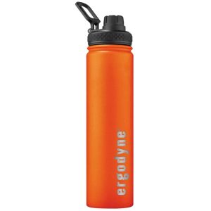 Ergodyne Chill Its 5152 Water Bottle 750 ml Orange Insulated Stainless Steel