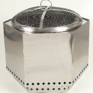 Dragonfire Firepit Bundle Smokeless Stainless Steel 23.5