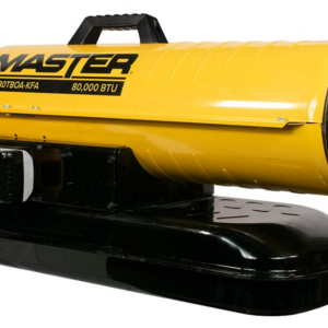 Master Forced Air Heater Kerosene/Diesel with Thermostat 80000 BTU  Battery Operated Bare Tool