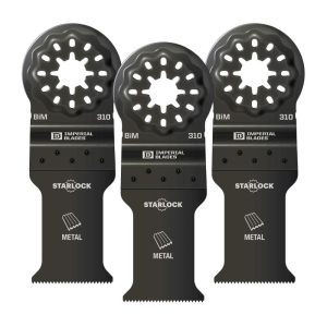 Imperial Blades IBSL310-3 Starlock 1-3/16 Standard Thin Metal Blade 3PC