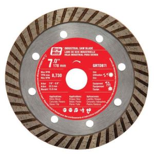 Grip Rite 7-in Wet or Dry Segmented Diamond Circular Saw Blade