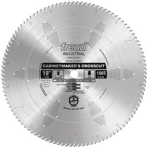 Freud 18 In. x 108T Cabinetmakers Crosscut Blade
