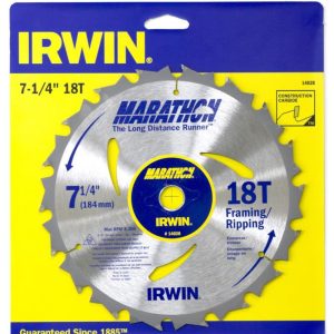 Irwin 7-1/4In 18T TiN Saw Blade