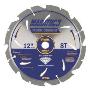 Irwin 12 8T Marathon PCD Fiber Cement Blade