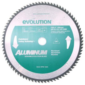 Evolution Power Tools 12-in 80-Tooth Dry Standard Tungsten Carbide-Tipped Steel Circular Saw Blade