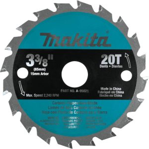 Makita 3-3/8 20T Carbide-Tipped Circular Saw Blade, General Purpose