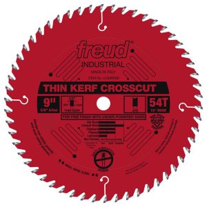Freud 9 Thin Kerf Fine Finish Crosscut with Perma-SHIELD Coating