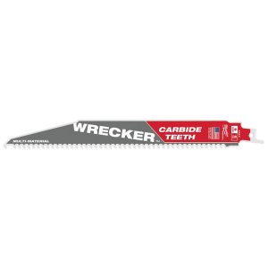 Milwaukee 9 6 TPI THE WRECKER with Carbide Teeth SAWZALL Blade 1PK