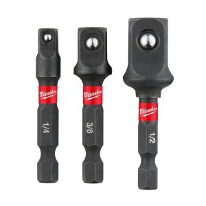 Milwaukee SHOCKWAVE Hex Shank Socket Adapter Set