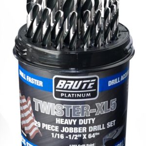 Champion Cutting Tool Twister 29 pc Brute Drill Set (1/16- 1/2 x 64)- Jobber
