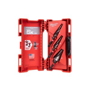Milwaukee SHOCKWAVE Impact Duty Step Bit Electrician Set (#1 #4 #9)