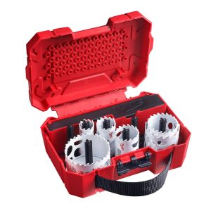 Milwaukee HOLE DOZER with Carbide Teeth Electrcians Hole Saw Kit 10pc