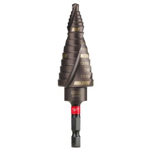 Milwaukee SHOCKWAVE Impact Duty Step Bit #8 1/8 – 1 in.