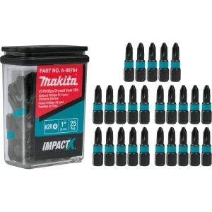 Makita Impact X #2 Phillips Drywall 1 Insert Bit 25/pk