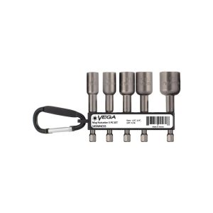 Vega Nutsetter 2 9/16 Length Utility Magnetic Set 5pc
