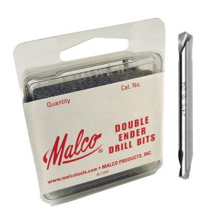 Malco Products Double Ended Polished Drill Bit – 1/8