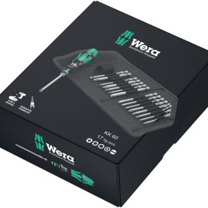 Wera Tools Kraftform Kompakt 60 Screwdriver with Bits 17pc