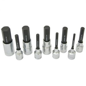 Bondhus 9pc Socket 2In Metric Hex Bit Set