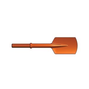 Brunner and Lay 7/8 x 3 1/4 Green Hex Shank Clay Spade