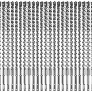 Bosch 25 pc. 1/2 In. x 10 In. x 12 In. SDS-plus Bulldog Xtreme Carbide Rotary Hammer Drill Bits
