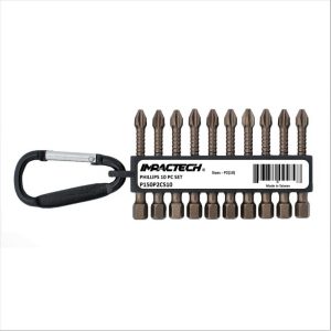 Vega Impactech Driver Bit Set 10pc 2 Length